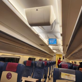 Estación de Madrid Atocha - Euro electric sockets not USB ports on the train - Train Stations Near Me - Madrid, M Estación de Madrid Atocha - Euro electric sockets not USB ports on the train - Train Stations Near Me - Madrid, M