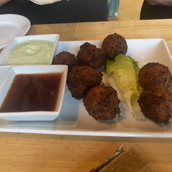 The Highway Brewing Company - Jalapeño hush puppies - Breweries Near Me - West Branch, Michigan