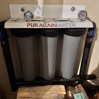 Puragain Water - Puragain's "quality" installation. I wonder how we'll change the filters without totally dismantling it. #Garbage! - Water Purification Services Near Me - Escondido, California Puragain Water - Puragain's "quality" installation. I wonder how we'll change the filters without totally dismantling it. #Garbage! - Water Purification Services Near Me - Escondido, California