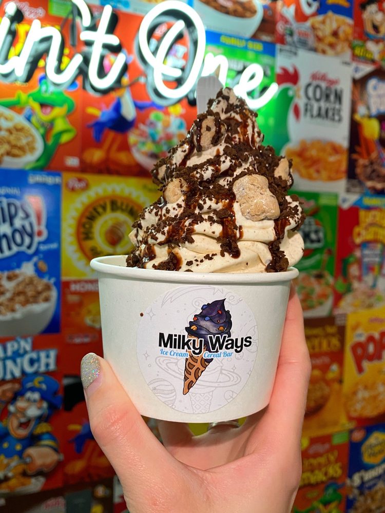 Milky Ways Ice Cream & Cereal Bar, Huntington Roadtrippers