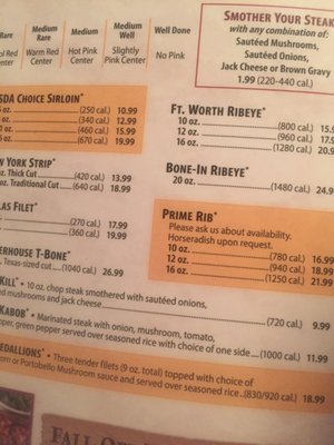 Menu photo 1 Texas Roadhouse Amarillo, TX Menu photo 1 Texas Roadhouse Amarillo, TX