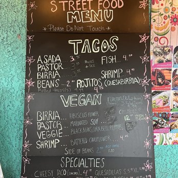 Ensenada Street Food - Menu - Tacos Near Me - Tucson, Arizona