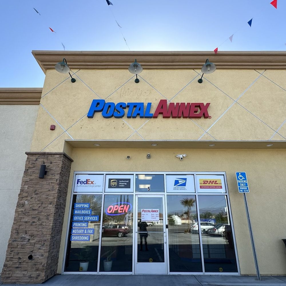 Postal Annex - Don't have to drive all the way end of town anymore! - Shipping Centers Near Me - Hesperia, California Postal Annex - Don't have to drive all the way end of town anymore! - Shipping Centers Near Me - Hesperia, California