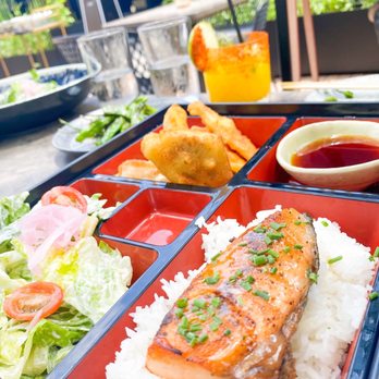 Joi - Salmon Bento Box - Asian Fusion Near Me - Austin, Texas