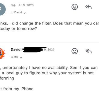 Technique Heating & Cooling - Unresponsive and unhelpful - Heating & Air Conditioning/HVAC Near Me - White Plains, New York
