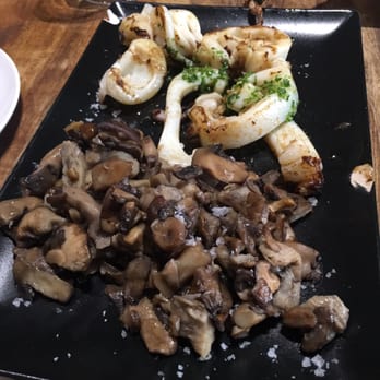 Can Terra - The grilled cattle fish with sautéed mushrooms...try it. - Tapas Bars Near Me - Ibiza, PM Can Terra - The grilled cattle fish with sautéed mushrooms...try it. - Tapas Bars Near Me - Ibiza, PM