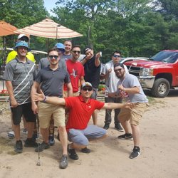 Fawn Crest Golf Course - Happy golfers for bachlor party!