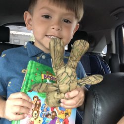 Calvary Chapel Christian School - He's so proud to take his beginners Bible to school
