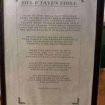 Mel & Faye's Diner - American Near Me - Jackson, California