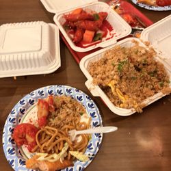 China Wok - Beef Fried Rice Crab Meat Cheese Wonton (6) Chicken Chow Fun Sweet & Sour Chicken