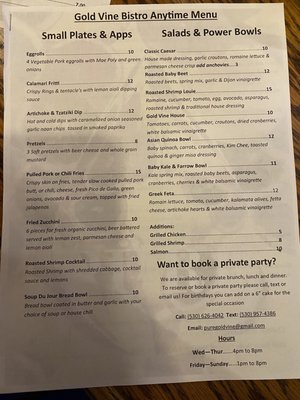 Menu photo 7 The Gold Vine Bistro Somerset, CA Menu photo 7 The Gold Vine Bistro Somerset, CA