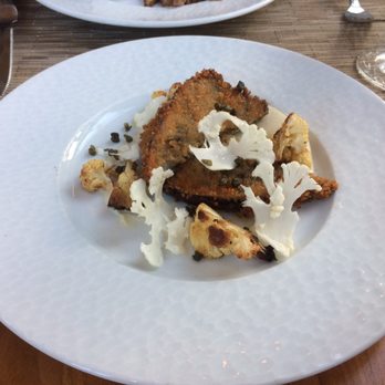 Trummer's On Main - Eggplant Schnitzel - New American Near Me - Clifton, Virginia