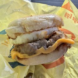 McDonald's - Steak egg and cheese extra onions!