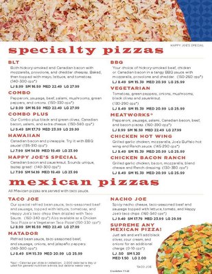 Menu photo 8 Happy Joe’s Crookston, MN