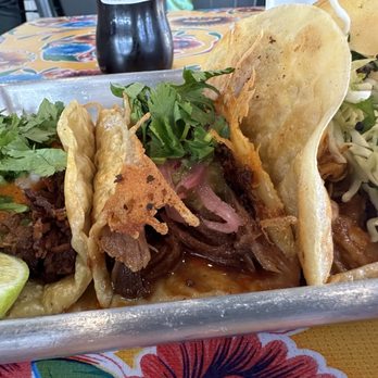Saucy Chick Indi-Mex Eatery - Masala birria (made it a quesataco) - Indian Near Me - Pasadena, California