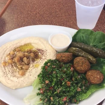 Green Corner Restaurant - Vegetarian plate, switched out baba ghanouj for hummus. Major key - Mediterranean Near Me - Mesa, Arizona Green Corner Restaurant - Vegetarian plate, switched out baba ghanouj for hummus. Major key - Mediterranean Near Me - Mesa, Arizona