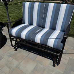 Glider loveseat Glider loveseat