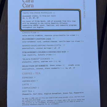 Cara Cara - New American Near Me - Los Angeles, California