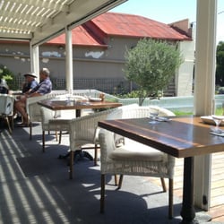 Saltwater Bistro - The Bistro veranda overlooking the garden.