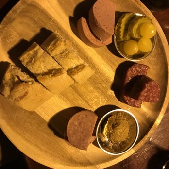 The Pantry - App with different types of sausages - Modern European Near Me - Amsterdam, New Hampshire The Pantry - App with different types of sausages - Modern European Near Me - Amsterdam, New Hampshire