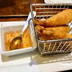 Peppermint Thai Cuisine - Shrimp in the Blanket with Plum Sauce