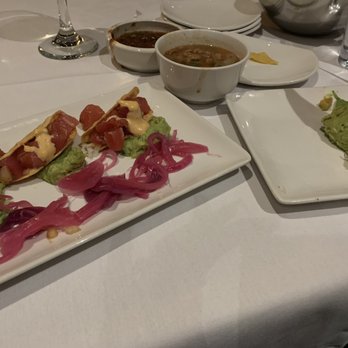 Cantina Laredo - Small guacamole, side of beans ranchero - Mexican Near Me - Jacksonville, Florida