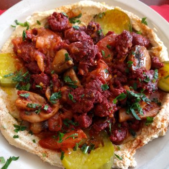 Zamaan Cafe - The Spicy Sausage from the Hummus Specialities section. The flavor is incredible, but I miss the authentic pickles they used to have. :*( - Middle Eastern Near Me - Ann Arbor, Michigan Zamaan Cafe - The Spicy Sausage from the Hummus Specialities section. The flavor is incredible, but I miss the authentic pickles they used to have. :*( - Middle Eastern Near Me - Ann Arbor, Michigan