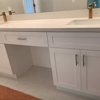 Alan’s Kitchen Remodeling - two sinks in a bathroom - Cabinetry Near Me - Fort Lauderdale, Florida Alan’s Kitchen Remodeling - two sinks in a bathroom - Cabinetry Near Me - Fort Lauderdale, Florida