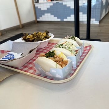 Bao Nine - The threesome and charred Brussels sprouts - Taiwanese Near Me - Philadelphia, Pennsylvania Bao Nine - The threesome and charred Brussels sprouts - Taiwanese Near Me - Philadelphia, Pennsylvania