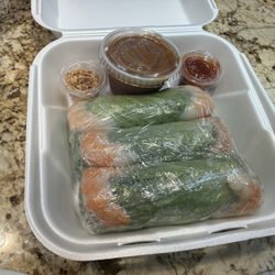 Spring rolls are outstanding