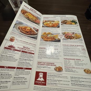 Bob Evans - Breakfast side of the menu - Breakfast & Brunch Near Me - St. Charles, Missouri