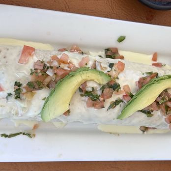 Monte De Rey Mexican Restaurant - Burrito California lunch size but huge - Mexican Near Me - Kernersville, North Carolina