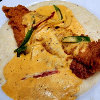 Grits and Eggs Breakfast Kitchen - Fried Catfish and Grits II - Breakfast & Brunch Near Me - Atlanta, Georgia Grits and Eggs Breakfast Kitchen - Fried Catfish and Grits II - Breakfast & Brunch Near Me - Atlanta, Georgia
