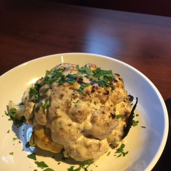 Stonefire Grill - Roasted cauliflower with tahini sauce. Delicious!!! - Barbeque Near Me - Rancho Cucamonga, California