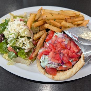 Mikonos Grill - Gyro plate - Greek Near Me - Milpitas, California Mikonos Grill - Gyro plate - Greek Near Me - Milpitas, California