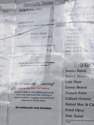 Menu photo 1 Jalen's Folkston, GA Menu photo 1 Jalen's Folkston, GA