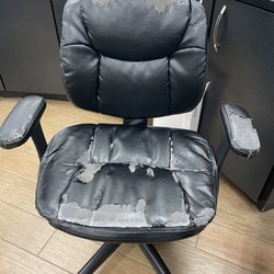 Visionworks - Chair that is falling apart.