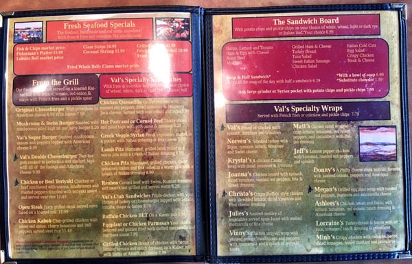 Menu photo 5 Val's Restaurant & Lounge Holden, MA Menu photo 5 Val's Restaurant & Lounge Holden, MA