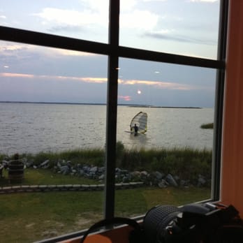 Miller's Waterfront Restaurant - Our window view - Seafood Near Me - Nags Head, North Carolina Miller's Waterfront Restaurant - Our window view - Seafood Near Me - Nags Head, North Carolina