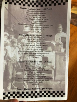 Menu photo 1 Nonna's Florham Park, NJ Menu photo 1 Nonna's Florham Park, NJ