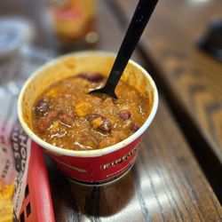 Firehouse Subs - Chili with cheese and onions.