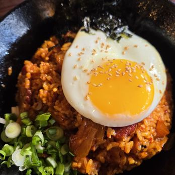 Mr. Dak - Kimchi fried rice with bacon - Chicken Wings Near Me - Flushing, New York