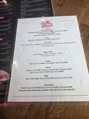 Menu photo 7 Madres Brunch Monrovia, CA