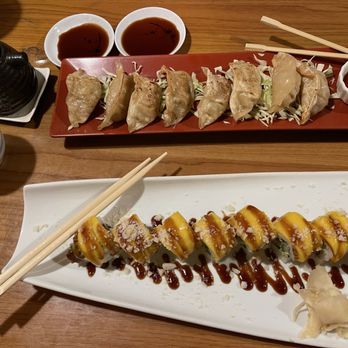 Sushi By The Bay - Gyoza and Mango Mango roll - Sushi Bars Near Me - Monterey, California Sushi By The Bay - Gyoza and Mango Mango roll - Sushi Bars Near Me - Monterey, California