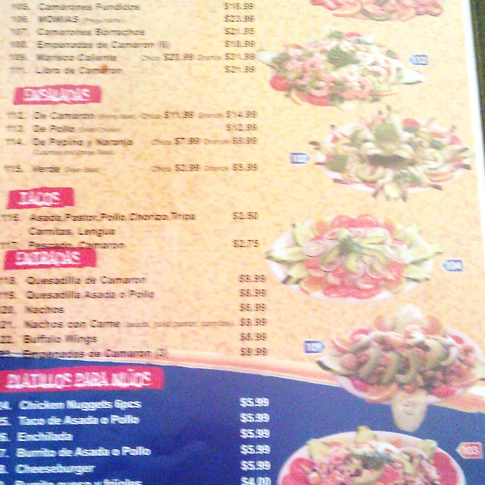 El Calamar - Menu 3 - Mexican Near Me - Santa Ana, California