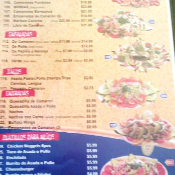 El Calamar - Menu 3 - Mexican Near Me - Santa Ana, California