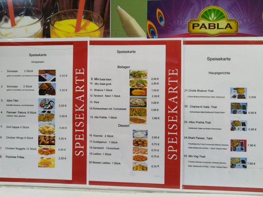 Menu photo 2 Pabla Sweets Hamburg, HH