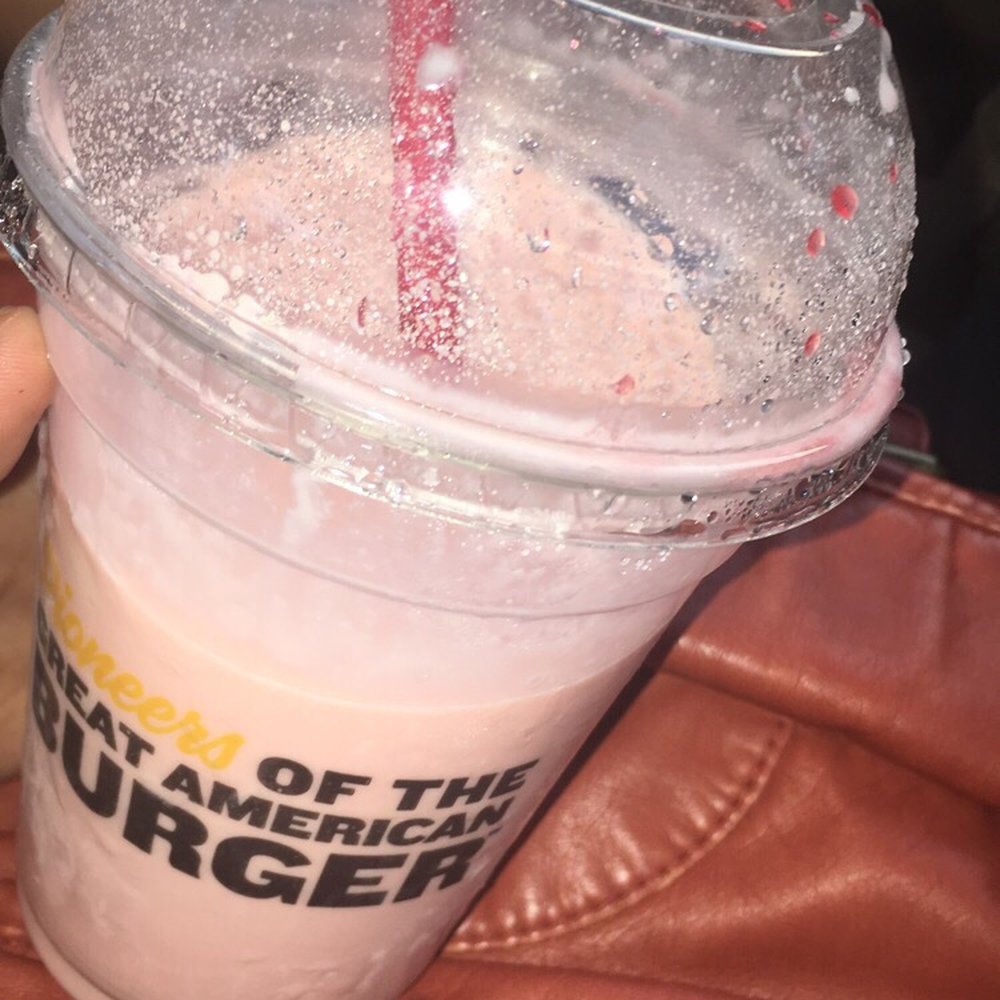Carl's Jr - Half empty milkshake with no whip and syrup all over it. Ice cream was not even blended - Burgers Near Me - Carmichael, California Carl's Jr - Half empty milkshake with no whip and syrup all over it. Ice cream was not even blended - Burgers Near Me - Carmichael, California