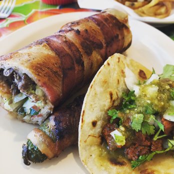 Vaquero Taquero Mucho - Bacon wrapped carne burrito, homemade jalapeño poppers, and one of the best Abobada tacos in town. Cheers. - Mexican Near Me - Hobbs, New Mexico Vaquero Taquero Mucho - Bacon wrapped carne burrito, homemade jalapeño poppers, and one of the best Abobada tacos in town. Cheers. - Mexican Near Me - Hobbs, New Mexico