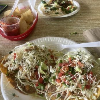 Fiesta Grill - The Mex-Tostados, 2 come with order--huge and delicious. - Mexican Near Me - Huntington Beach, California Fiesta Grill - The Mex-Tostados, 2 come with order--huge and delicious. - Mexican Near Me - Huntington Beach, California
